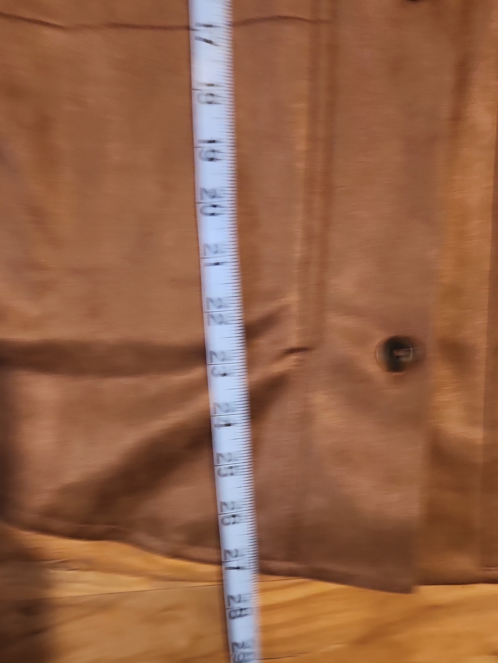 Brown Button-Front Jacket - Picture 4 of 7